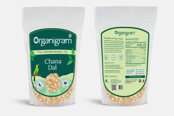 Organic Chana Dal/Split Bengal Gram
