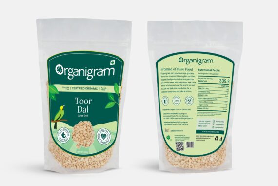Organic Toor Dal/Arhar Dal/Pigeon Pea Split