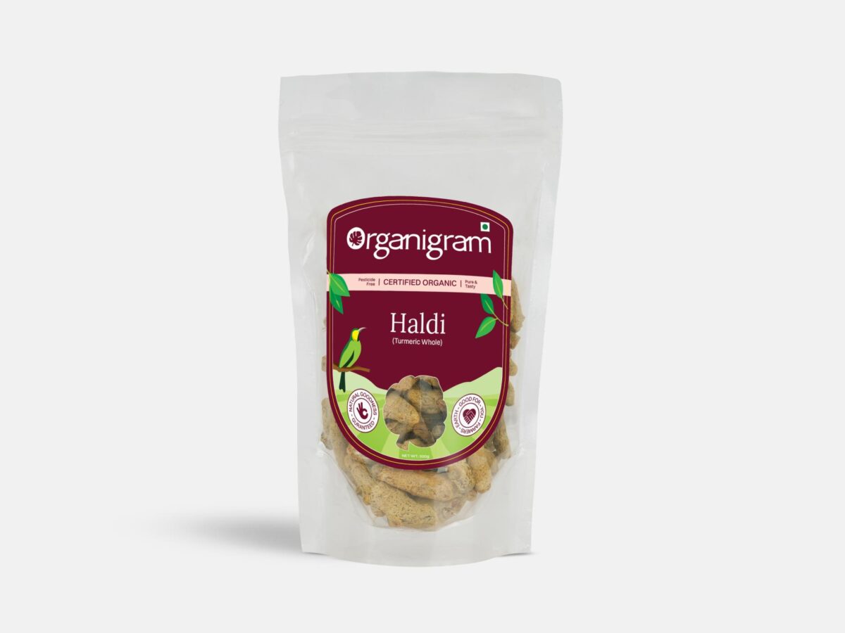 Organic Haldi Sabut/Turmeric Whole - Organigram