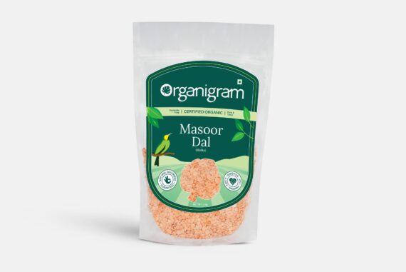 Organic Masoor Malka/Red Lentil Split (Skinless)