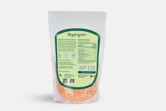 Organic Masoor Malka/Red Lentil Split (Skinless)
