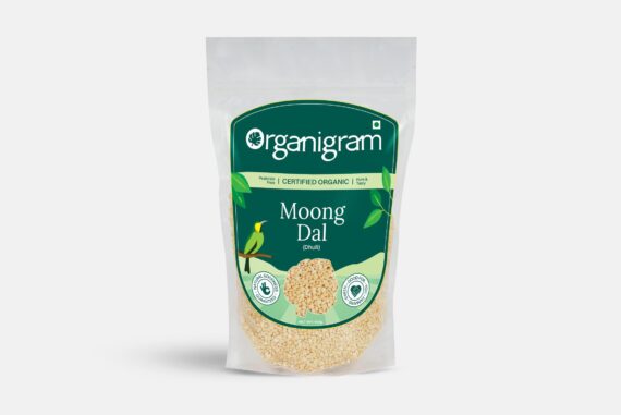 Organic Moong Dal Dhuli/Yellow Lentil Split (Skinless)