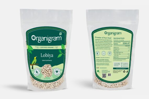 Organic Lobiya/Black-Eyed Beans