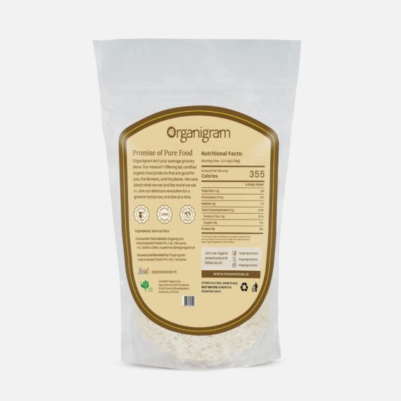 Organic Basmati Rice (White)