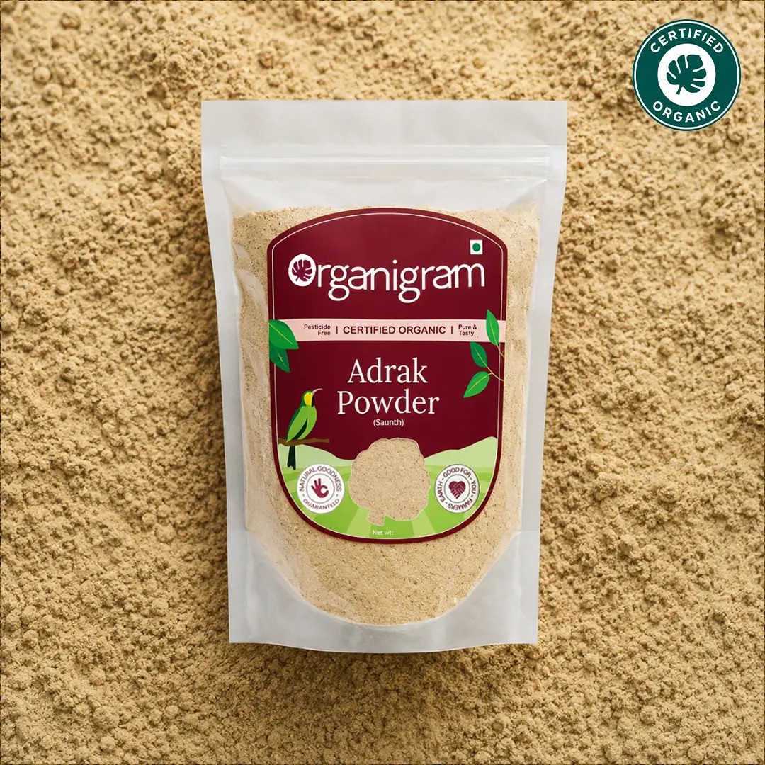 Organic Adrak Powder(Saunth)/Dried Ginger Powder