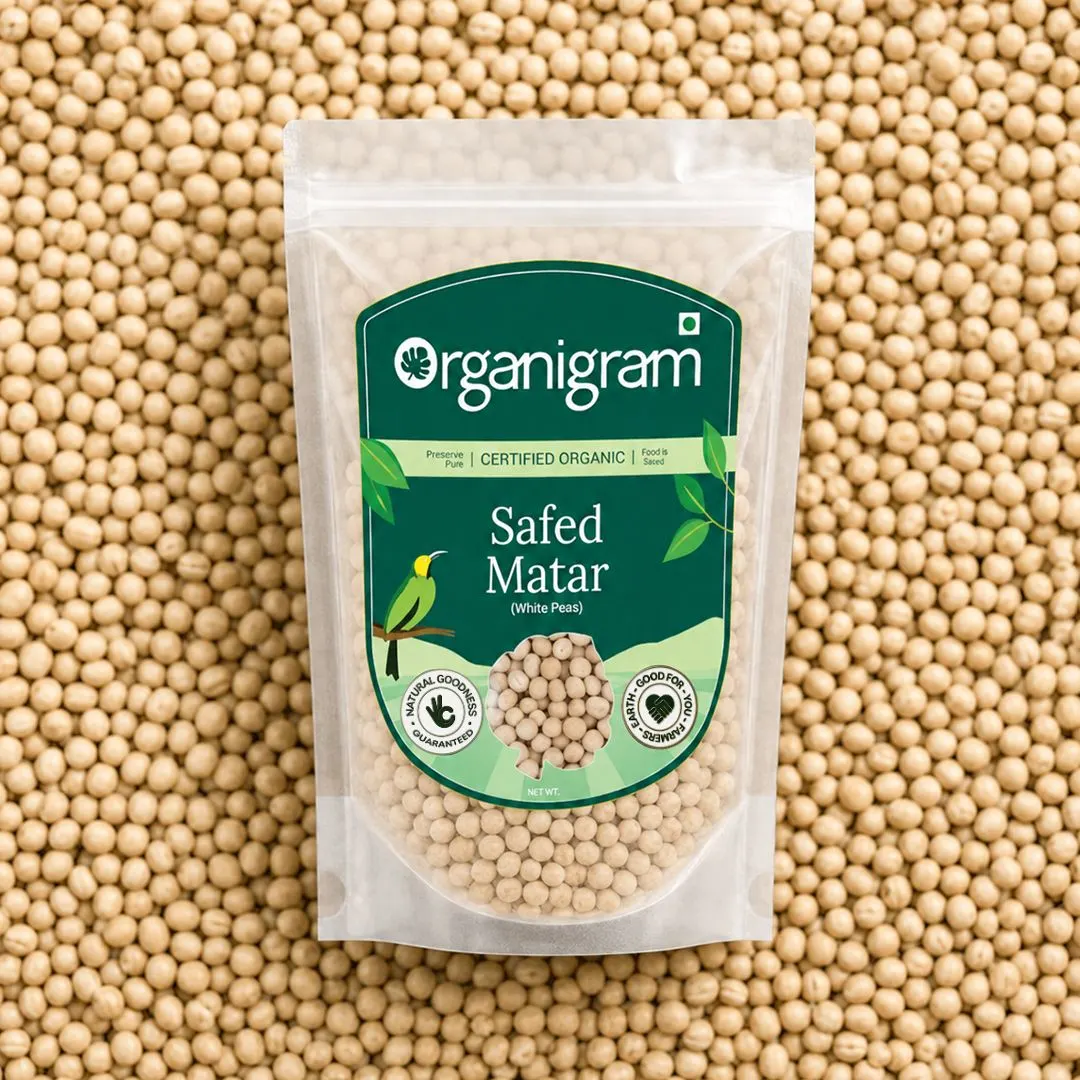 Organic Safed Matar/White Peas