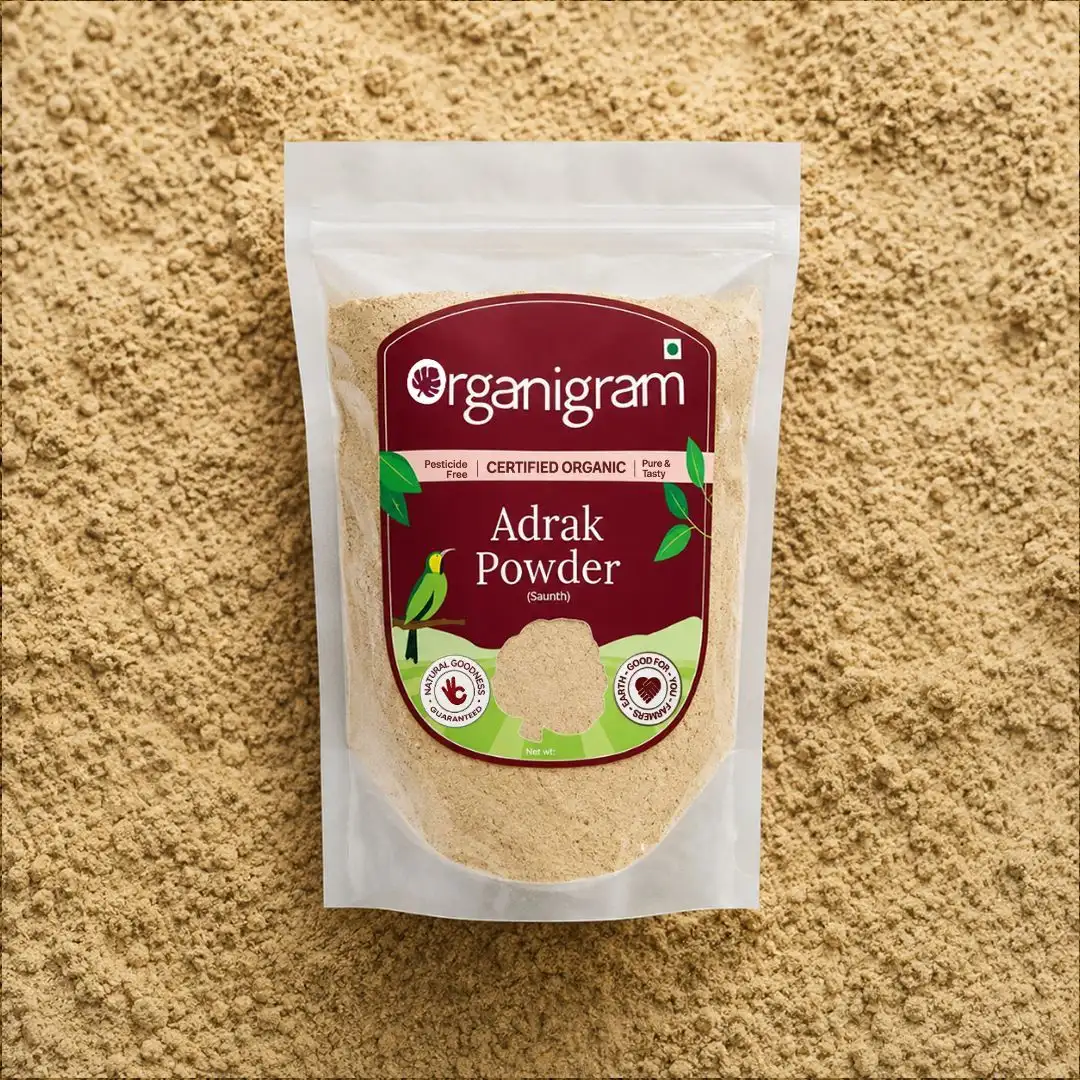 Organic Adrak Powder(Saunth)/Dried Ginger Powder