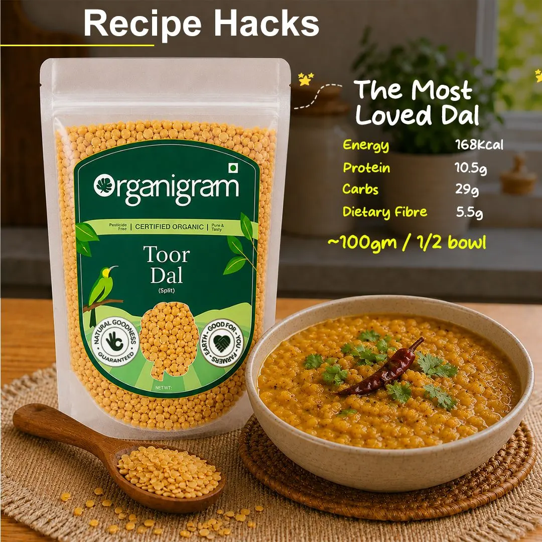 Organic Toor Dal/Arhar Dal/Pigeon Pea Split - Image 6