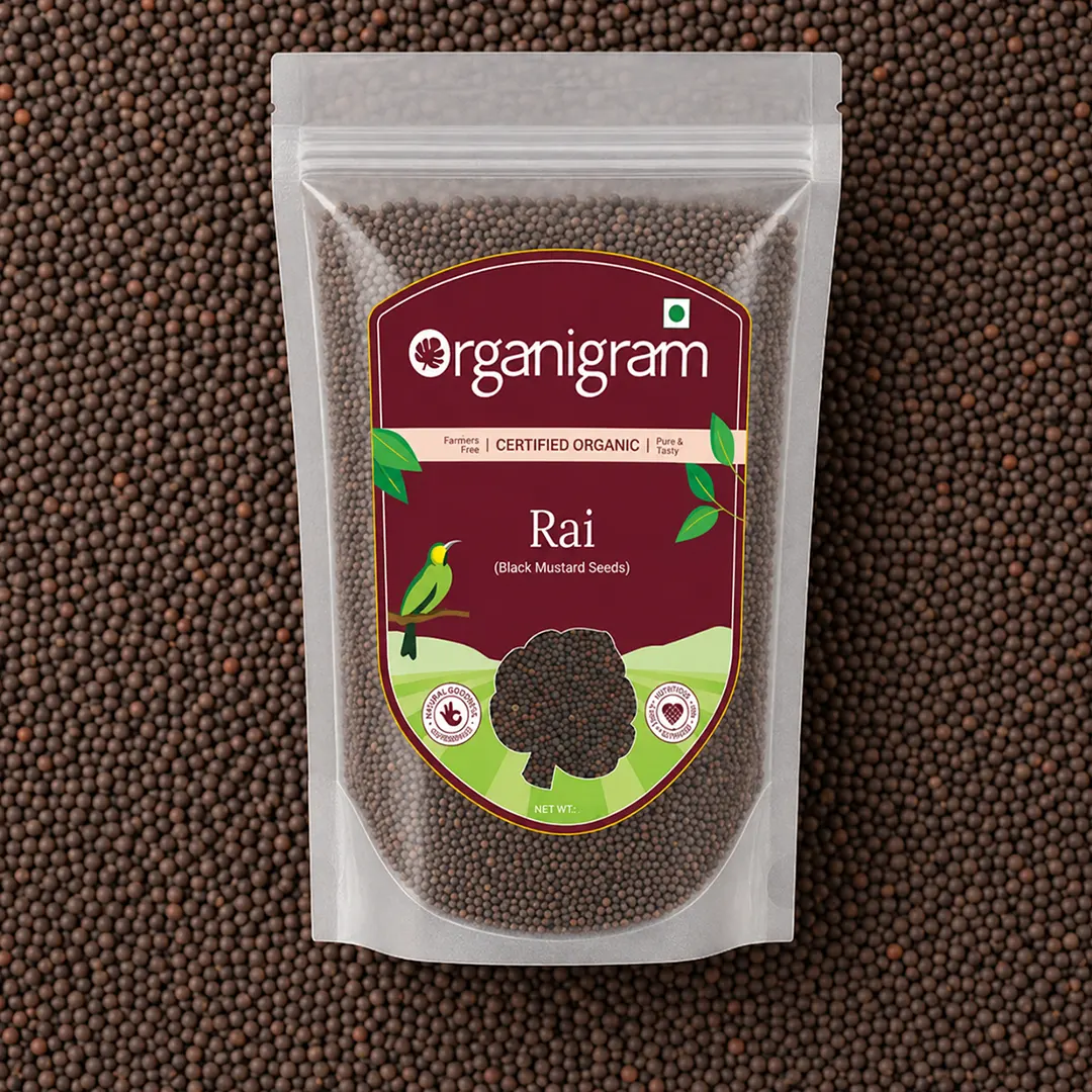 Organic Rai Dana/Black Mustard Seeds