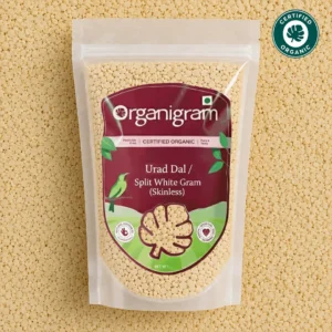 Organic Urad Dal/Split Black Gram (Skinless)
