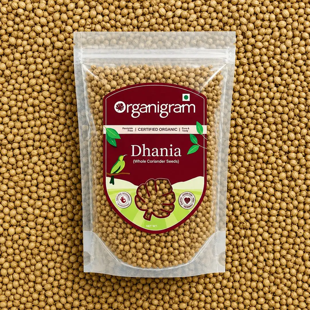 Organic Dhania/Coriander Seeds Whole
