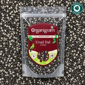 Organic Urad Dal (Chilka)/Black Gram Split (With Skin)