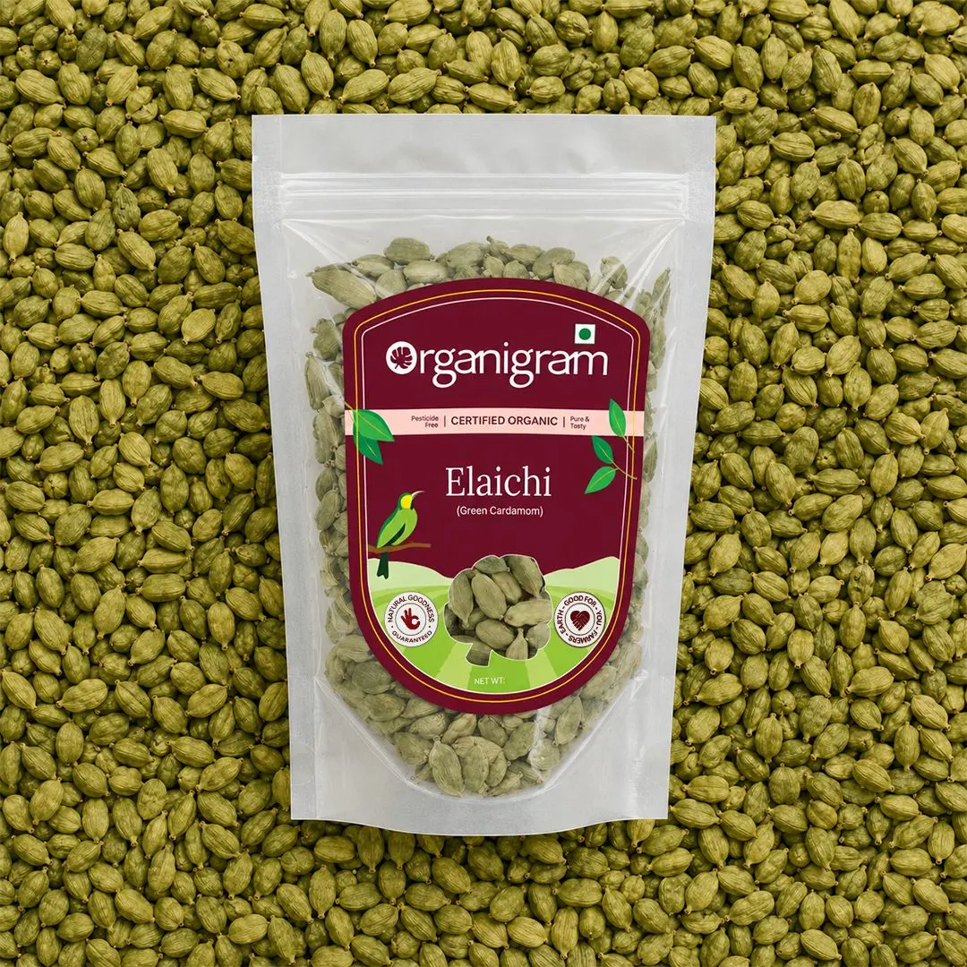 Organic Hari Elaichi/Green Cardamom