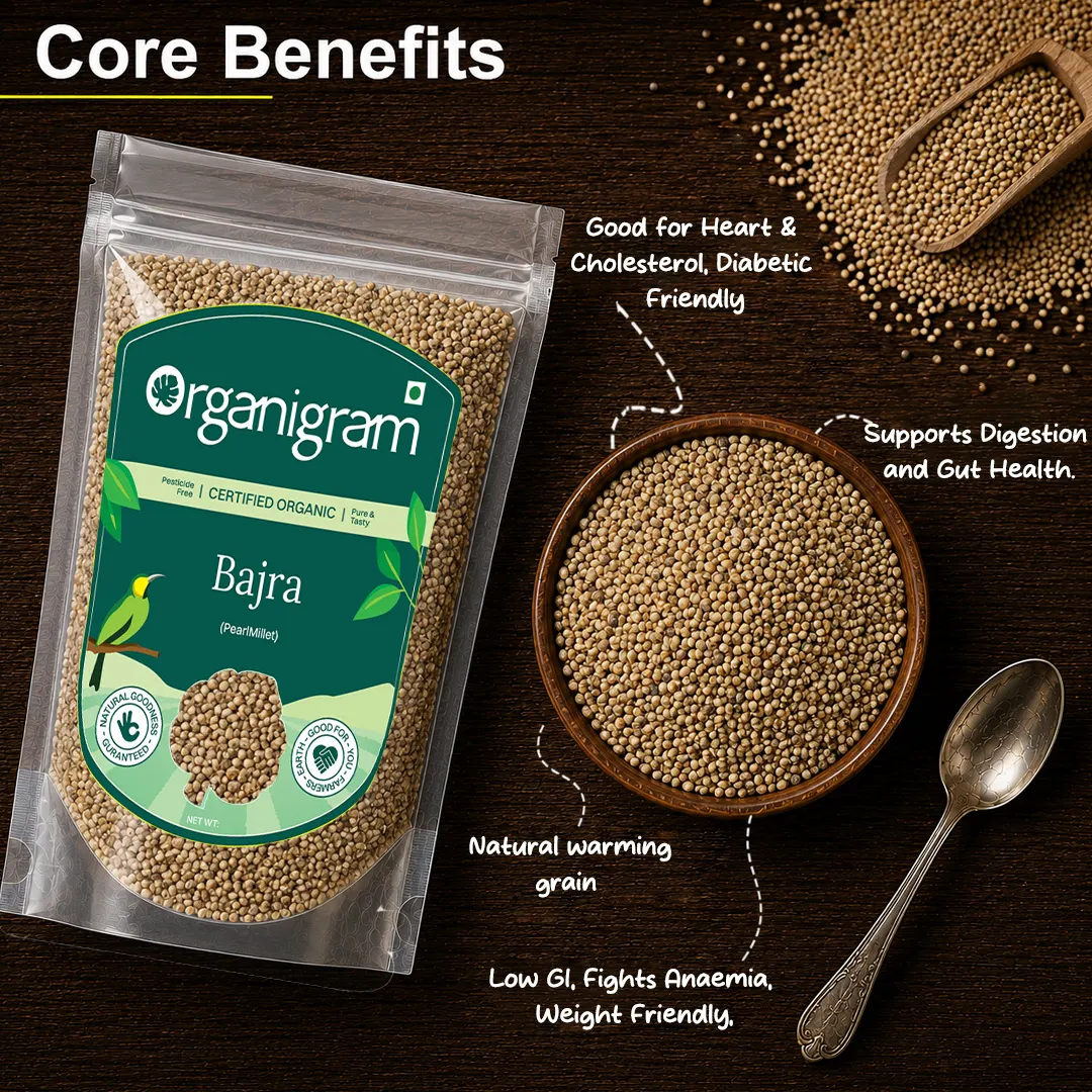 Organic Bajra Whole/Pearl Millet - Image 2