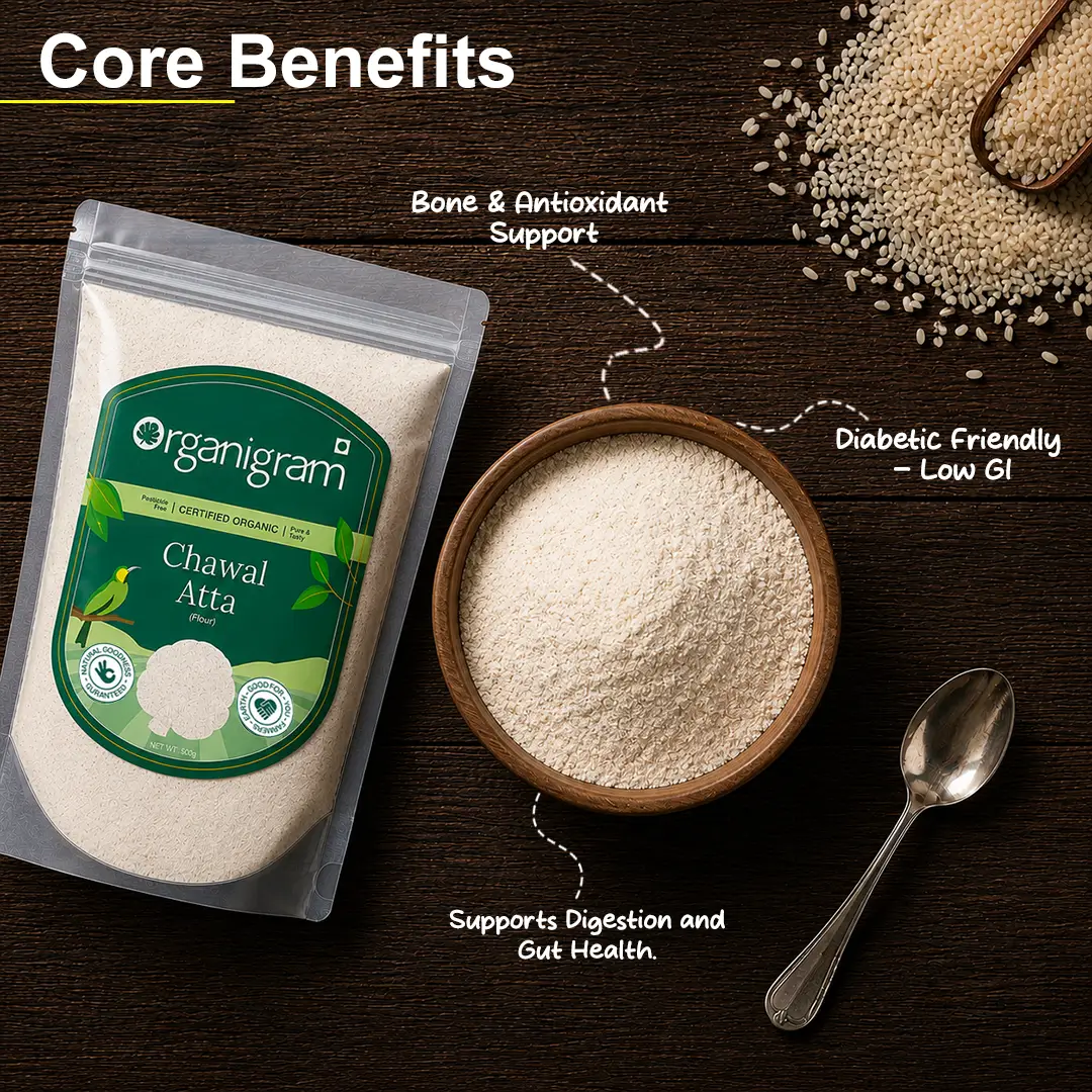 Organic Chawal Atta/Rice Flour - Image 2