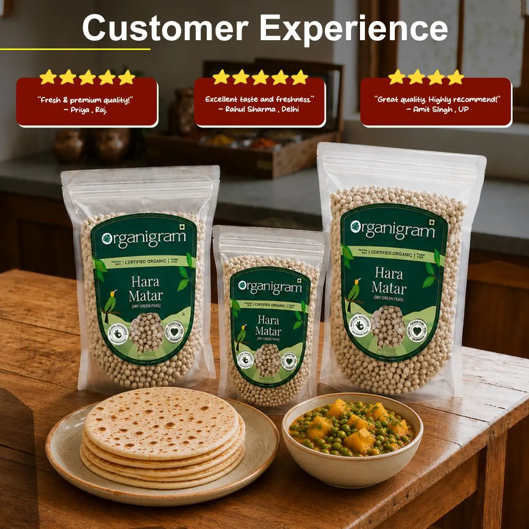 Organic Hara Matar/Dried Green Peas - Image 5