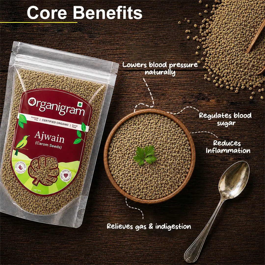 Organic Ajwain/Carom Seeds Whole - Image 2