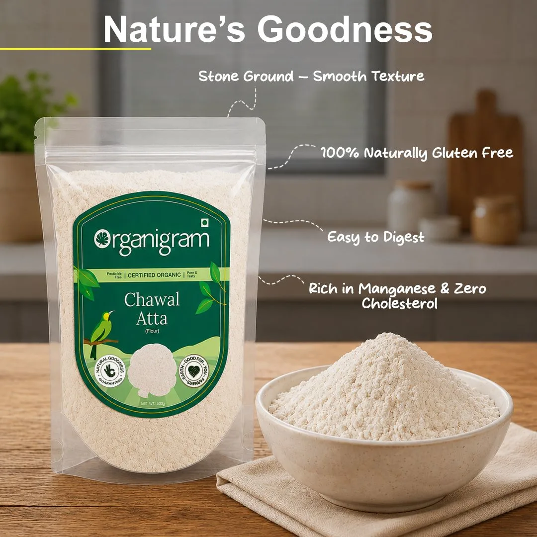 Organic Chawal Atta/Rice Flour - Image 3