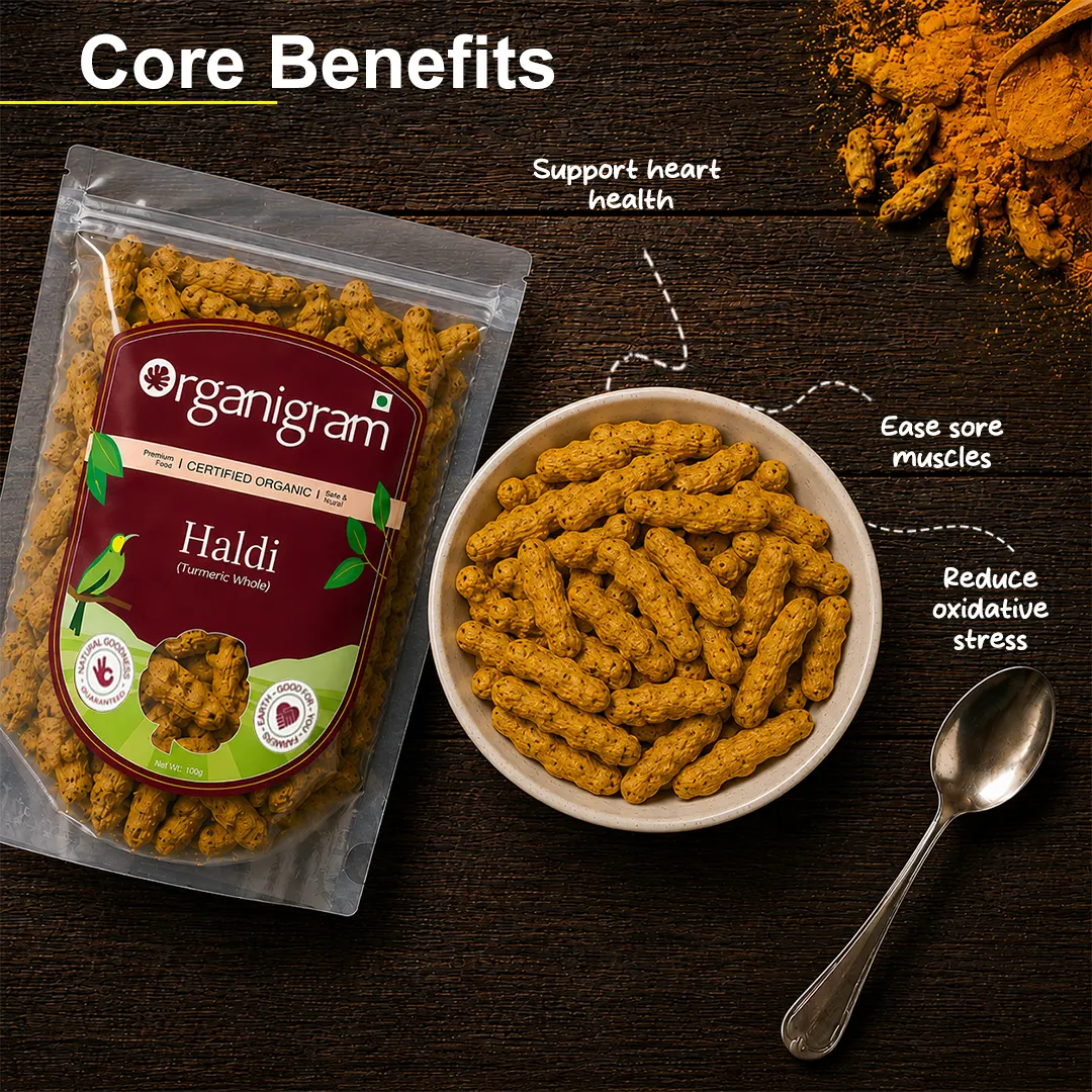 Organic Haldi Sabut/Turmeric Whole - Image 2