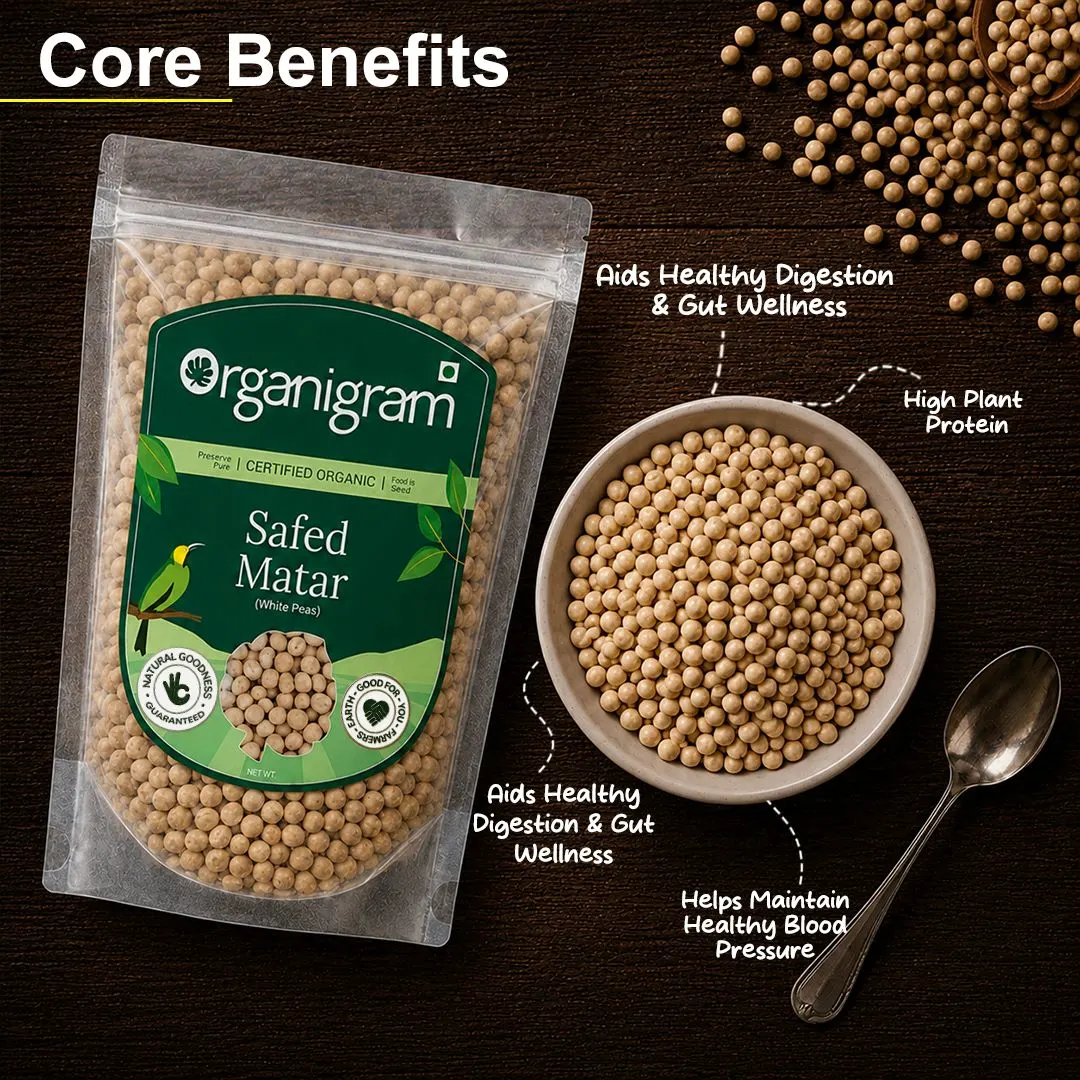Organic Safed Matar/White Peas - Image 2