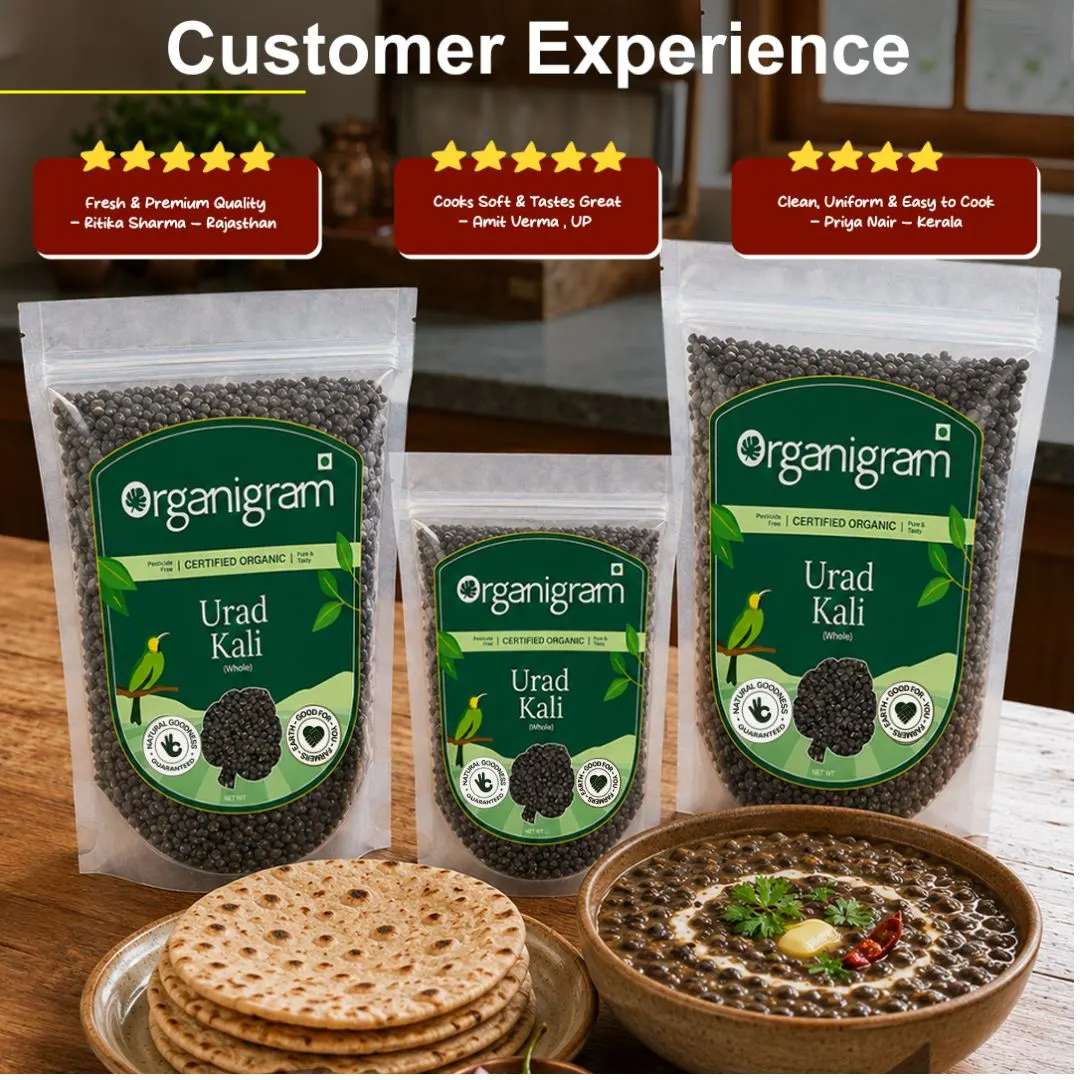 Organic Urad Kali/Black Gram Whole - Image 5