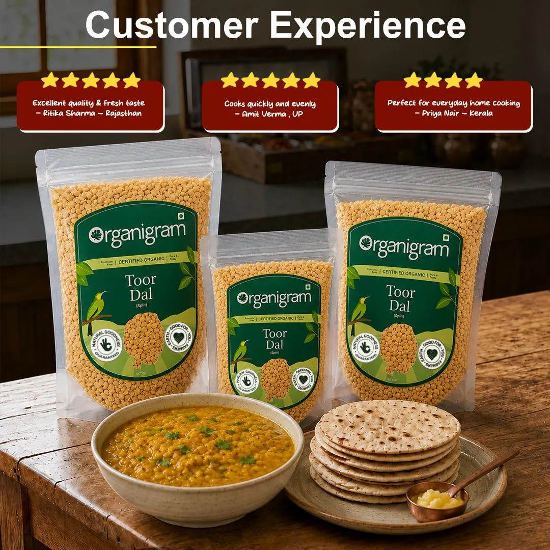 Organic Toor Dal/Arhar Dal/Pigeon Pea Split - Image 5