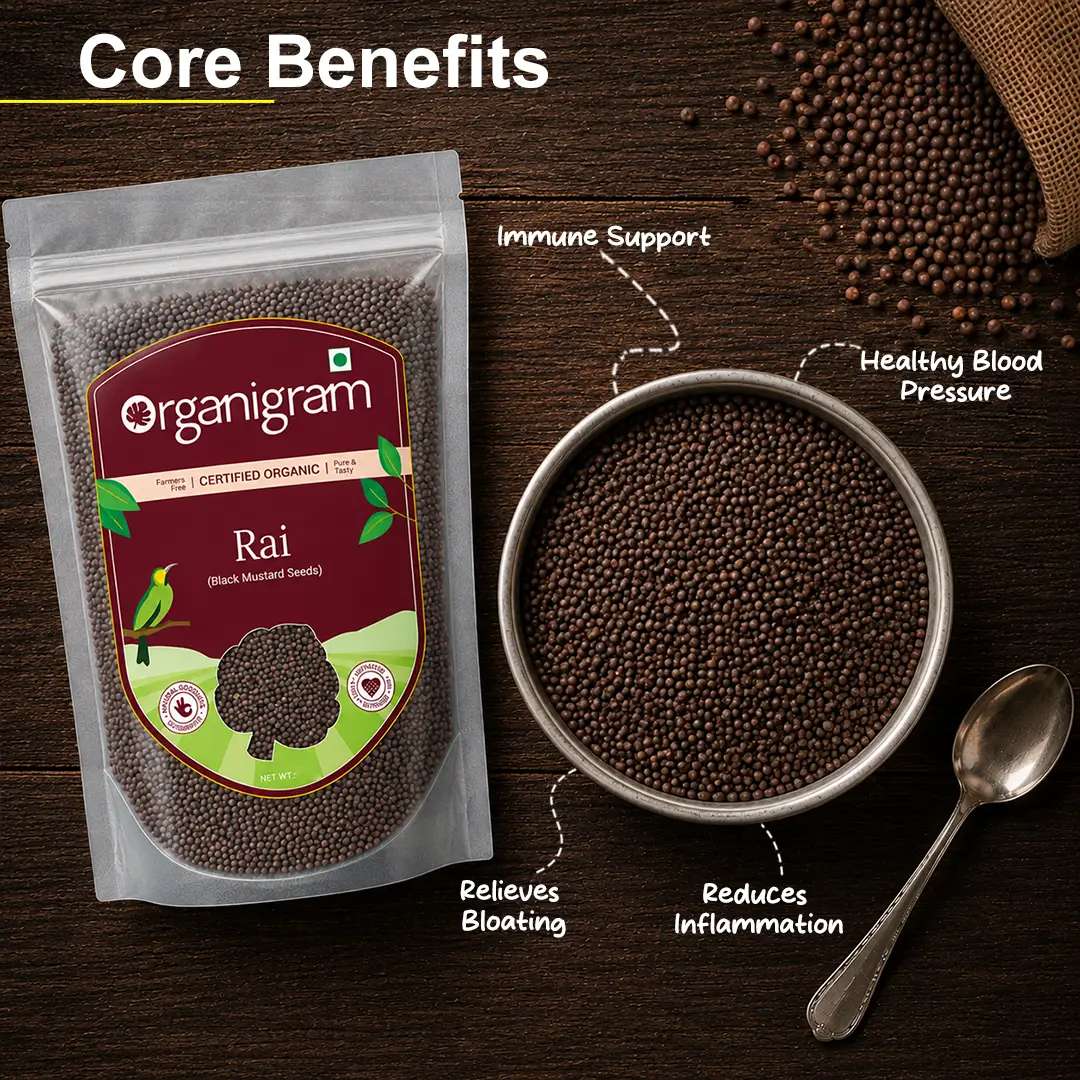 Organic Rai Dana/Black Mustard Seeds - Image 2