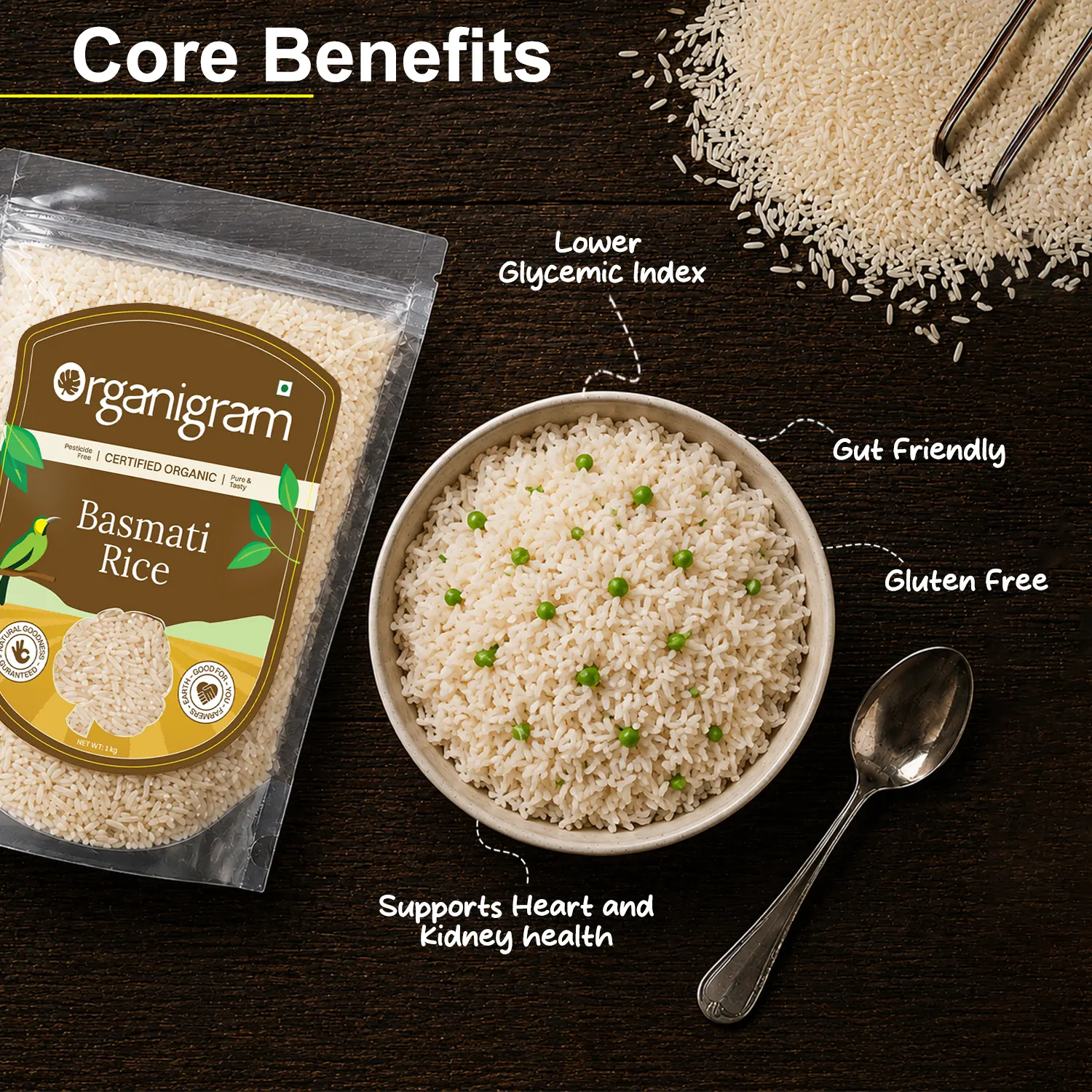 Organic Basmati Rice (White) - Image 2