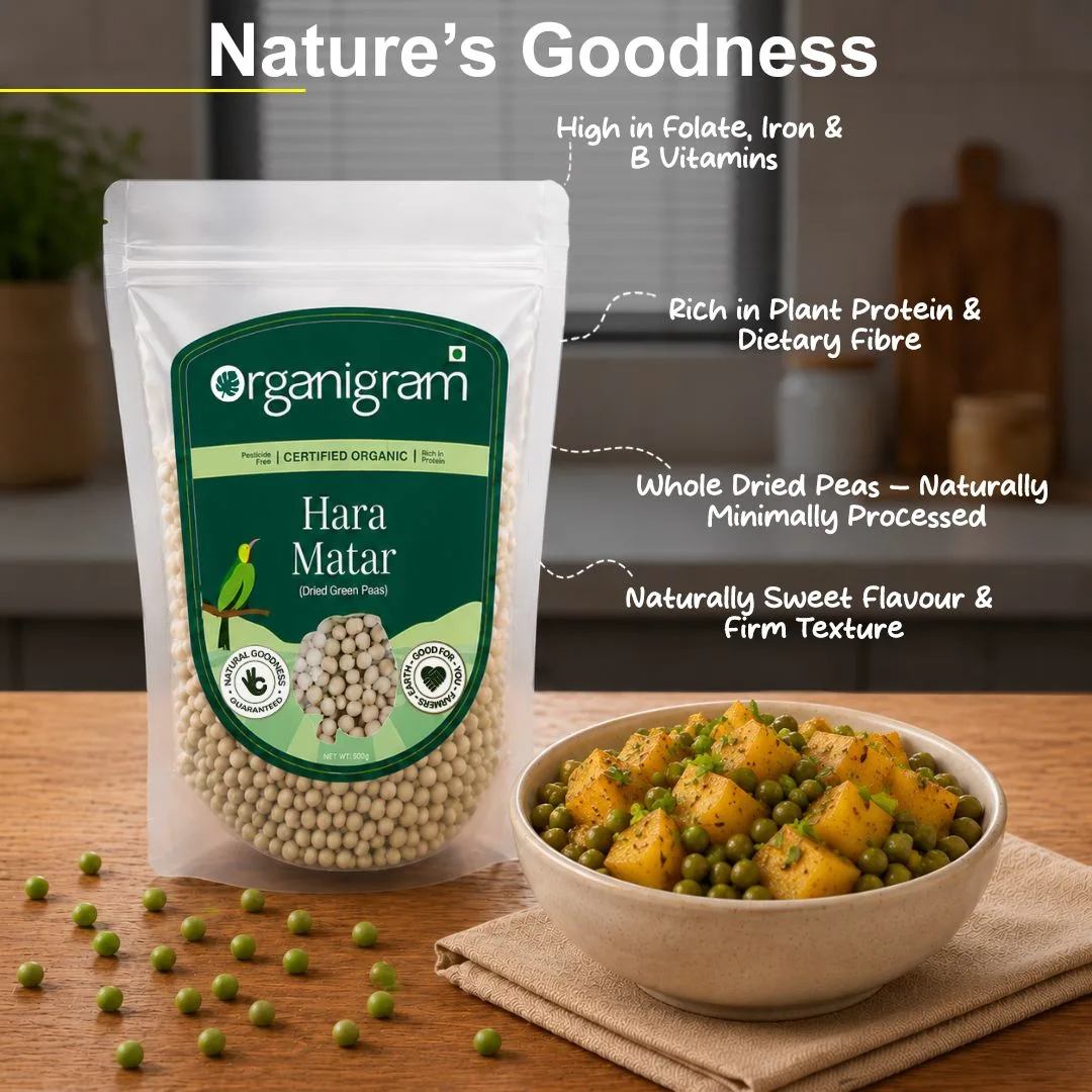 Organic Hara Matar/Dried Green Peas - Image 4