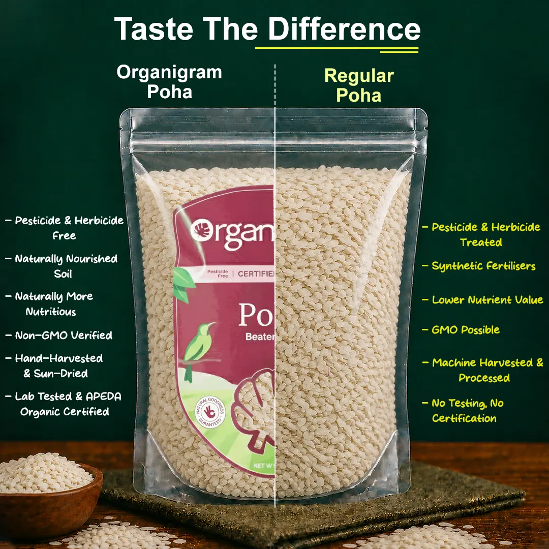 Organic Poha/Beaten Rice (White) - Image 3