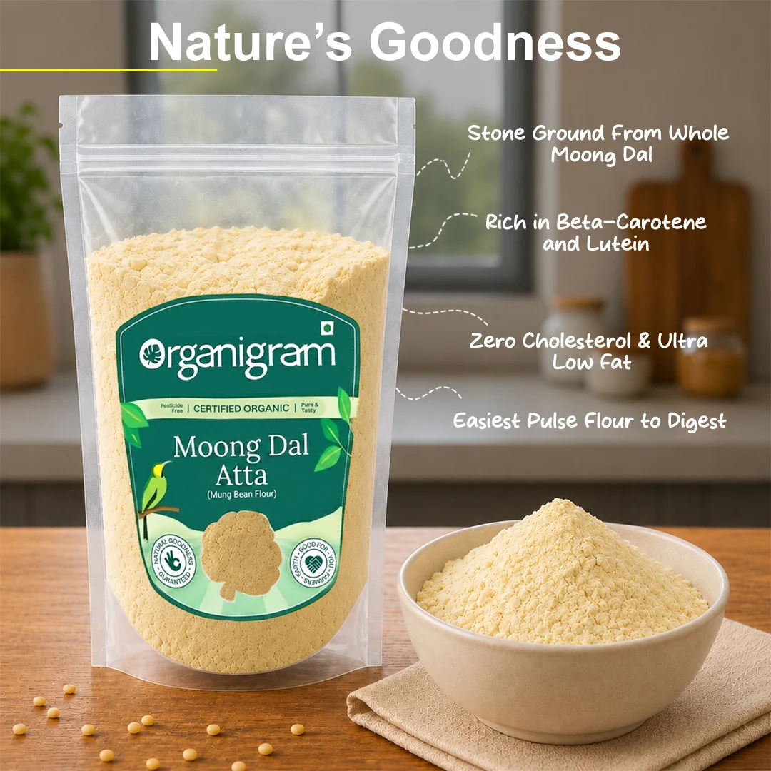 Organic Moong Dal Atta/Flour - Image 4