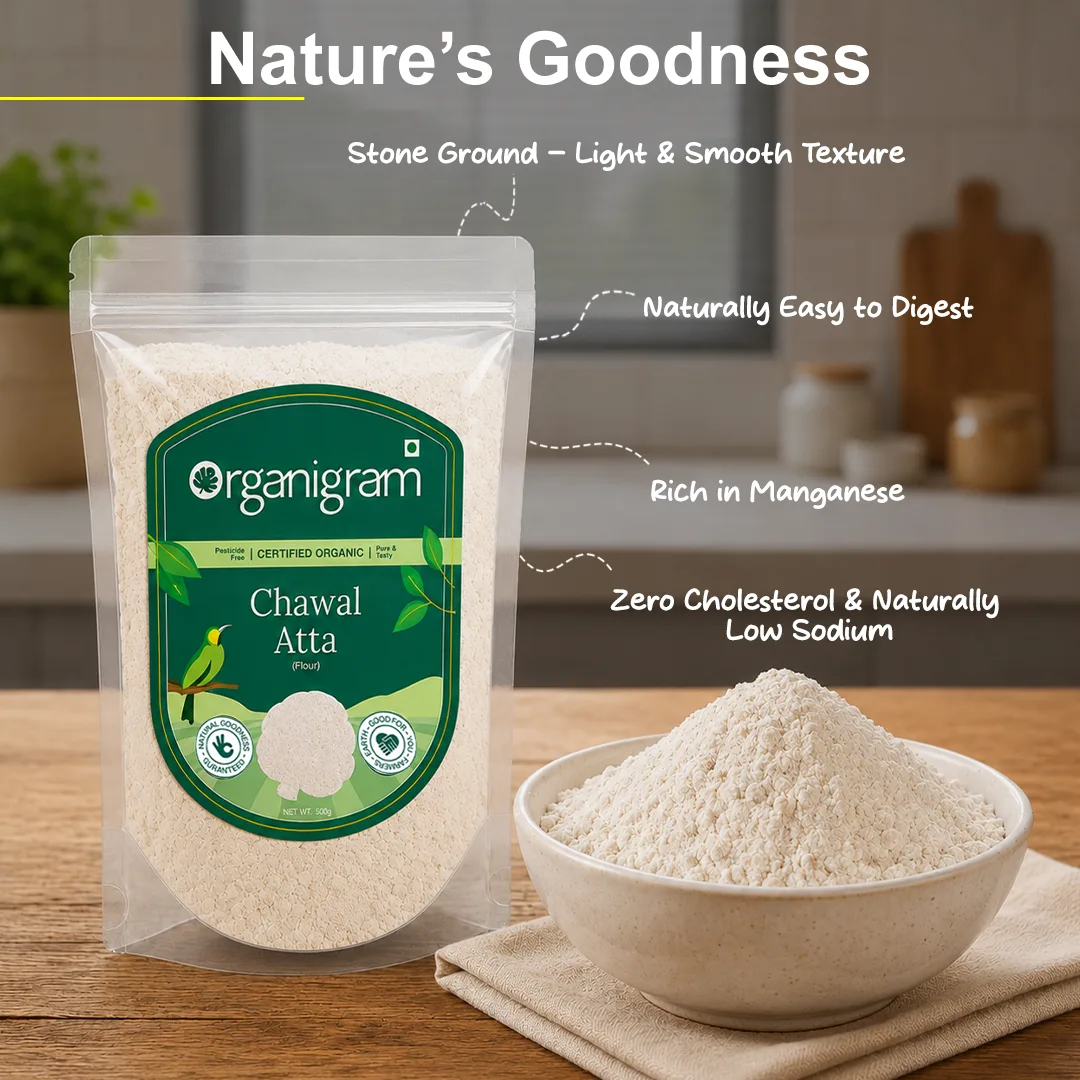 Organic Chawal Atta/Rice Flour - Image 4