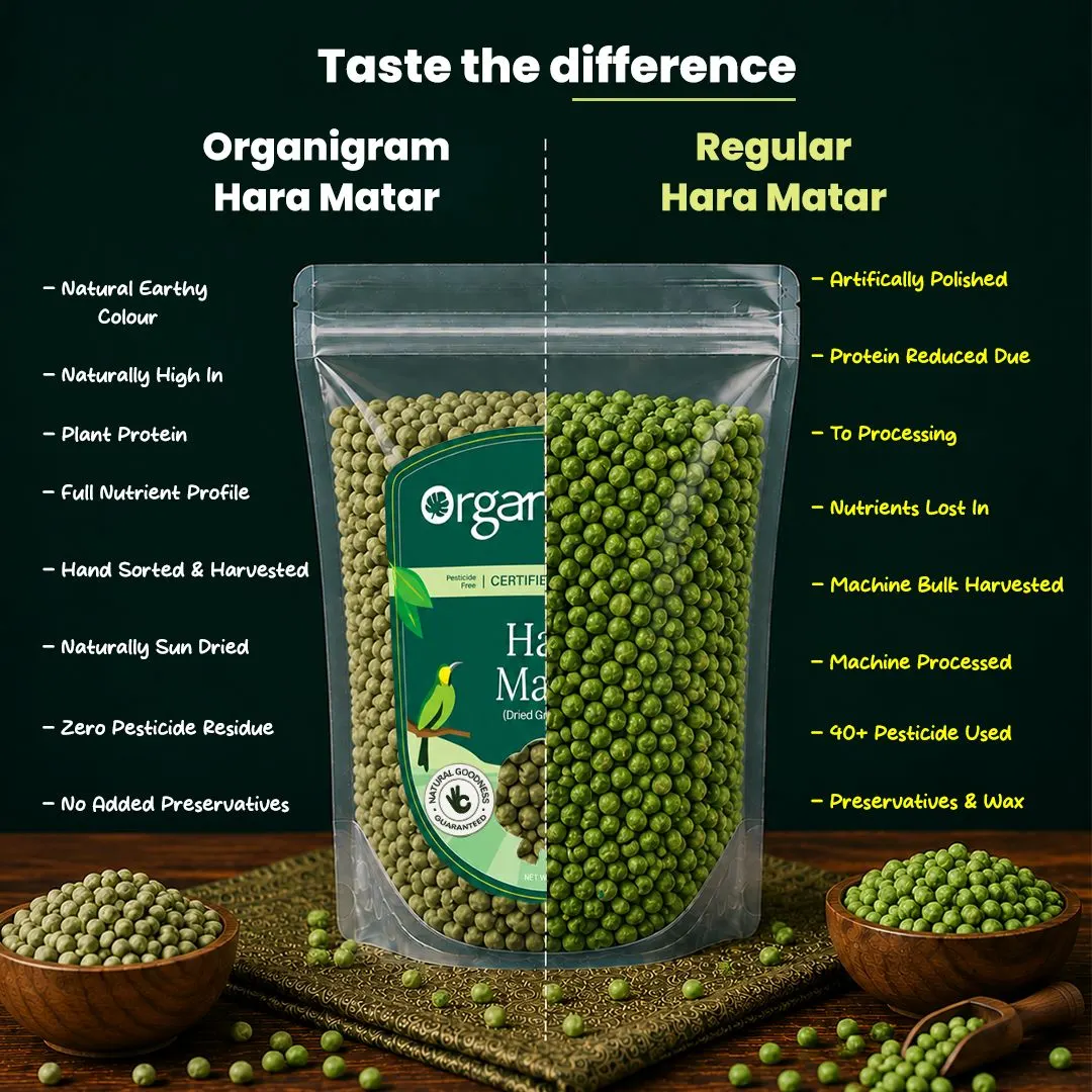 Organic Hara Matar/Dried Green Peas - Image 3