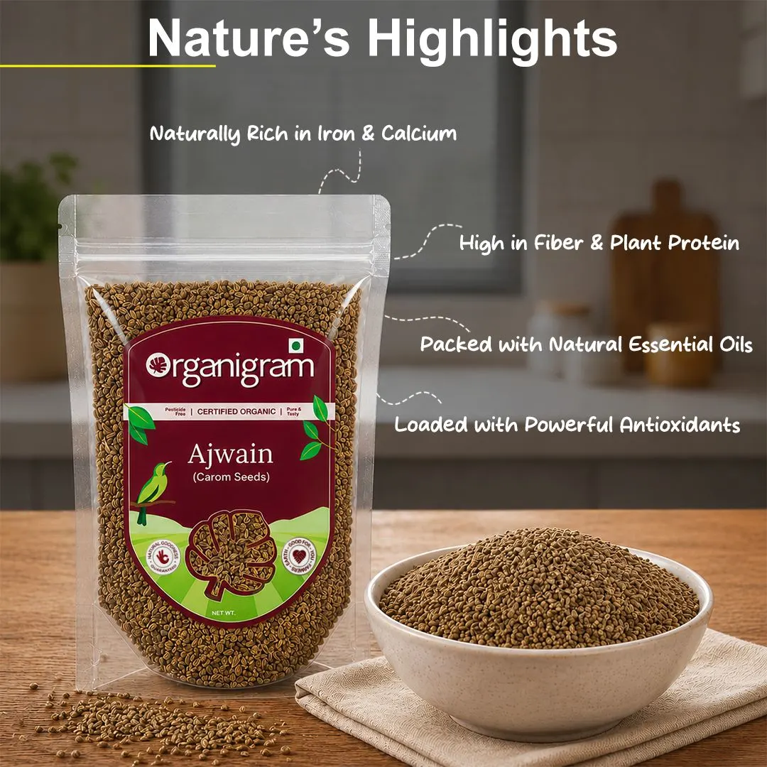 Organic Ajwain/Carom Seeds Whole - Image 4