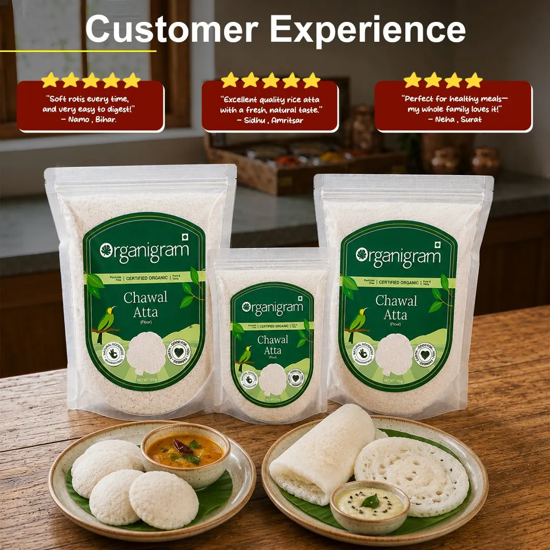 Organic Chawal Atta/Rice Flour - Image 4
