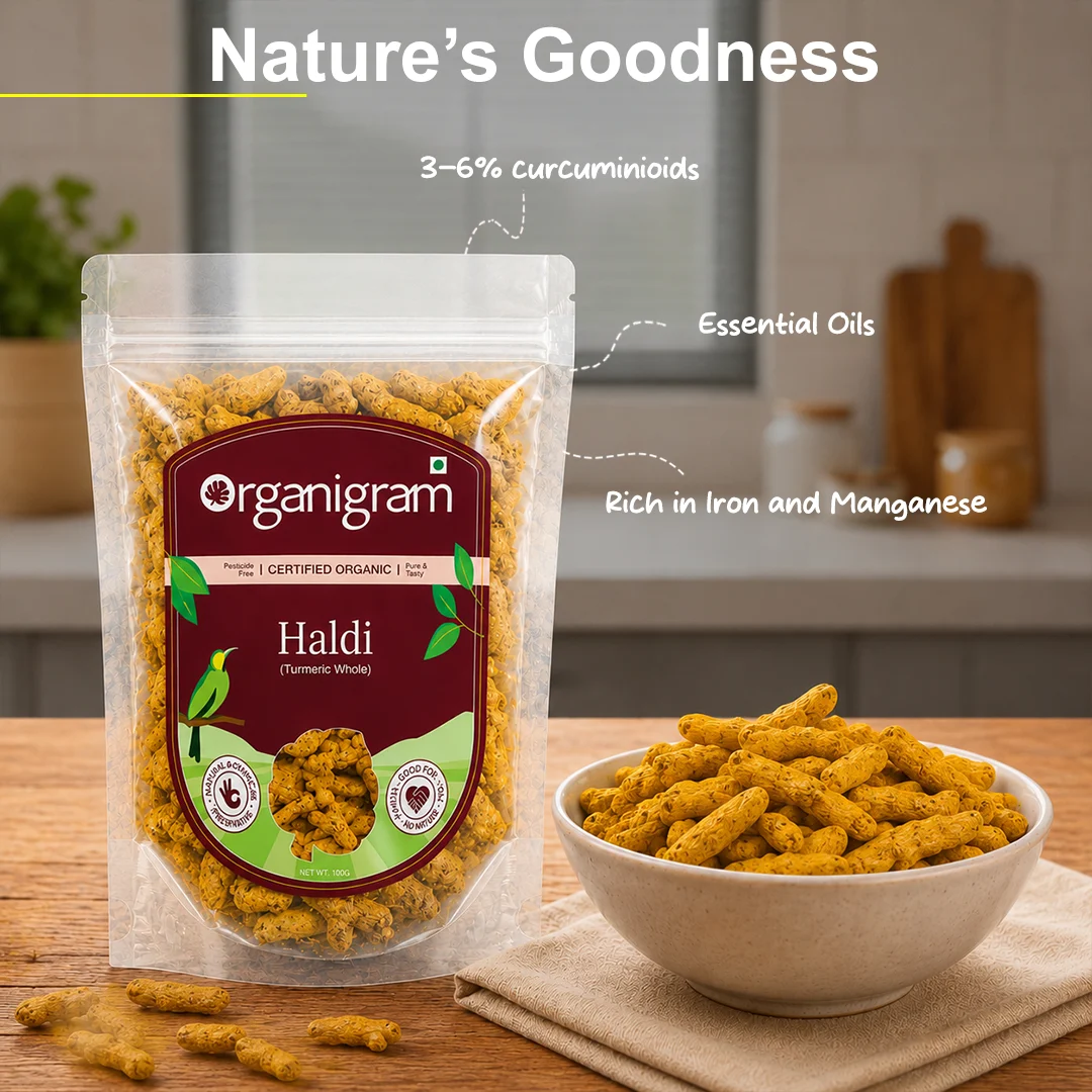 Organic Haldi Sabut/Turmeric Whole - Image 4