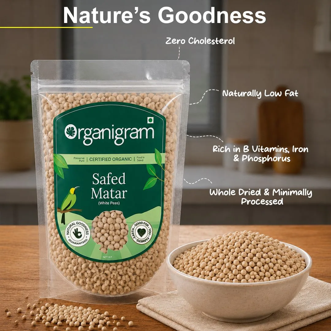 Organic Safed Matar/White Peas - Image 4