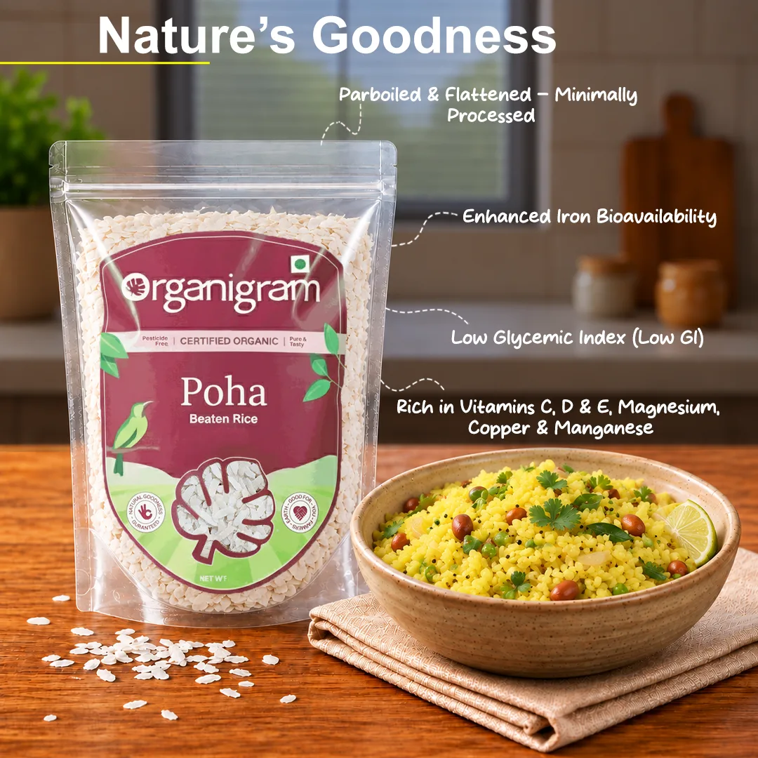 Organic Poha/Beaten Rice (White) - Image 4