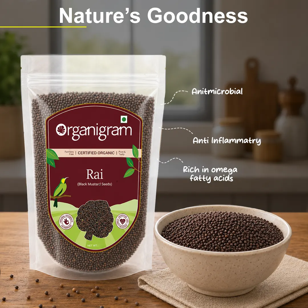 Organic Rai Dana/Black Mustard Seeds - Image 4