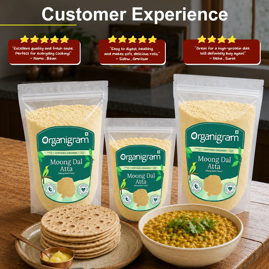 Organic Moong Dal Atta/Flour - Image 5