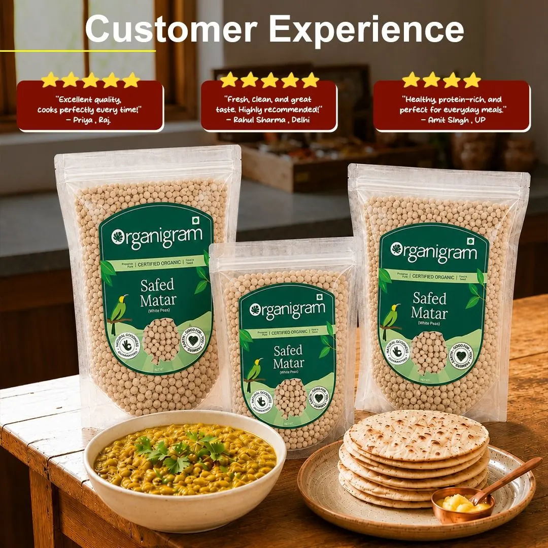 Organic Safed Matar/White Peas - Image 5