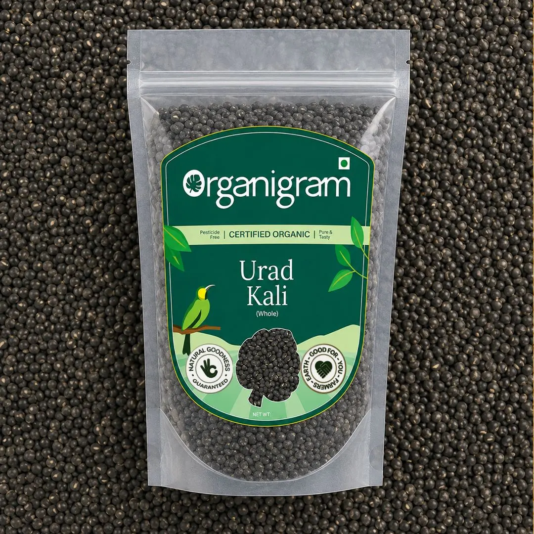 Organic Urad Kali/Black Gram Whole