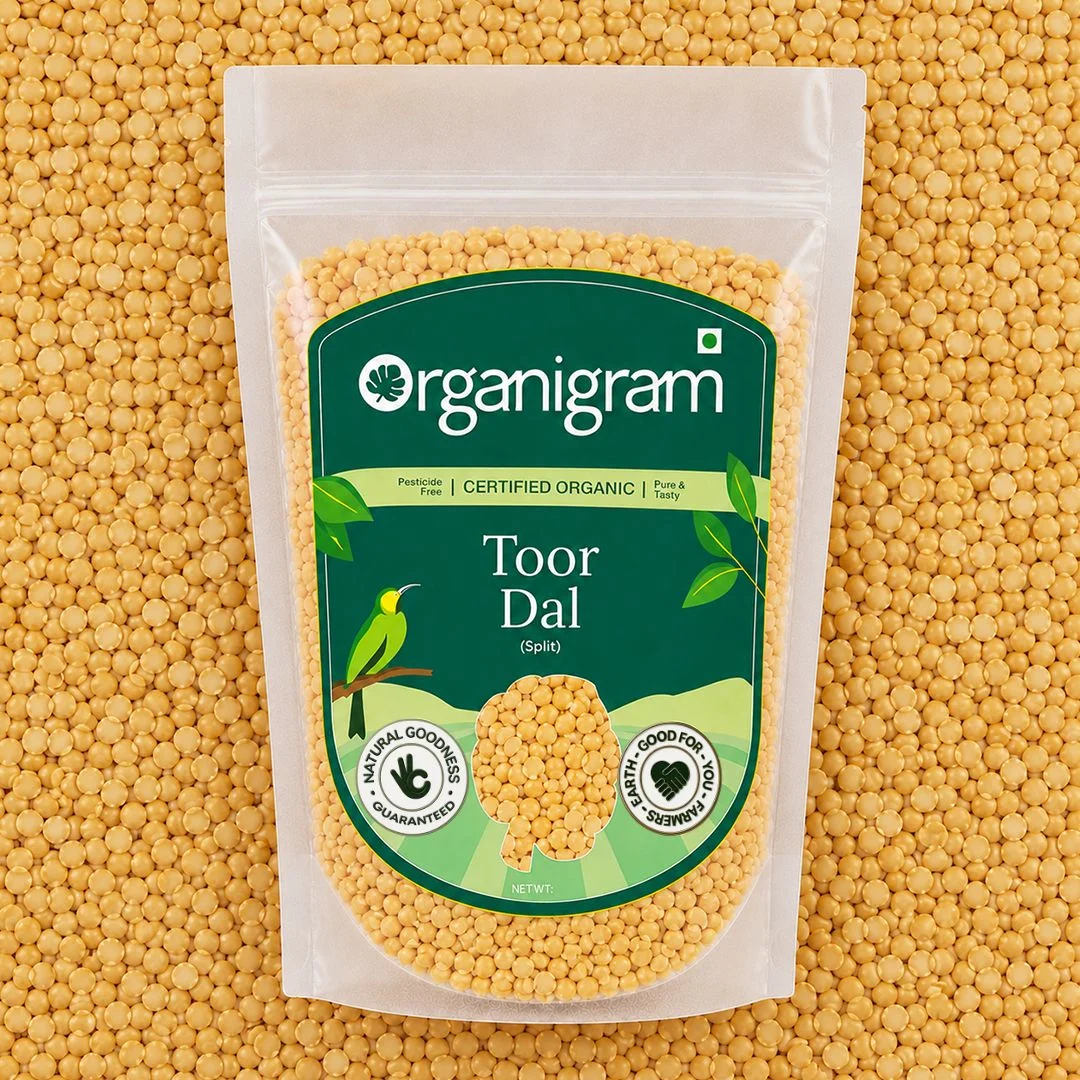 Organic Toor Dal/Arhar Dal/Pigeon Pea Split