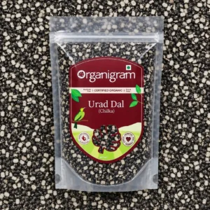 Organic Urad Dal (Chilka)/Black Gram Split (With Skin)