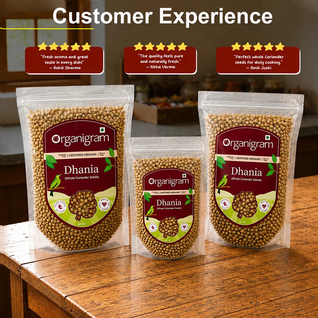 Organic Dhania/Coriander Seeds Whole - Image 5