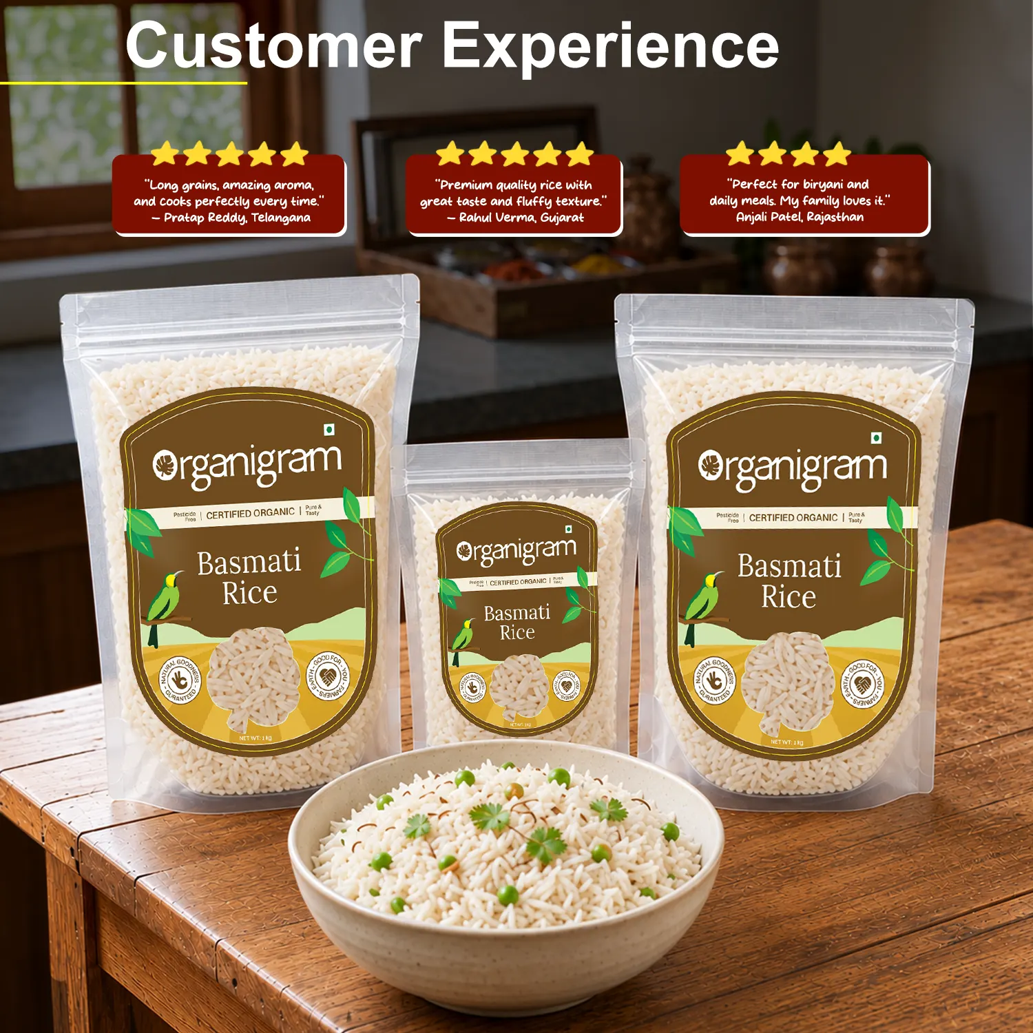 Organic Basmati Rice (White) - Image 5
