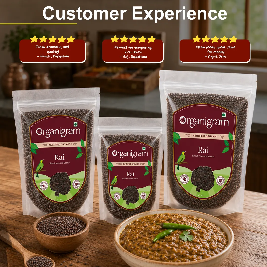 Organic Rai Dana/Black Mustard Seeds - Image 5