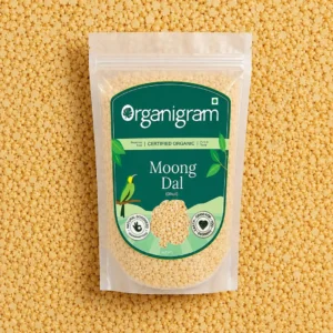 Organic Moong Dal Dhuli/Yellow Lentil Split (Skinless)