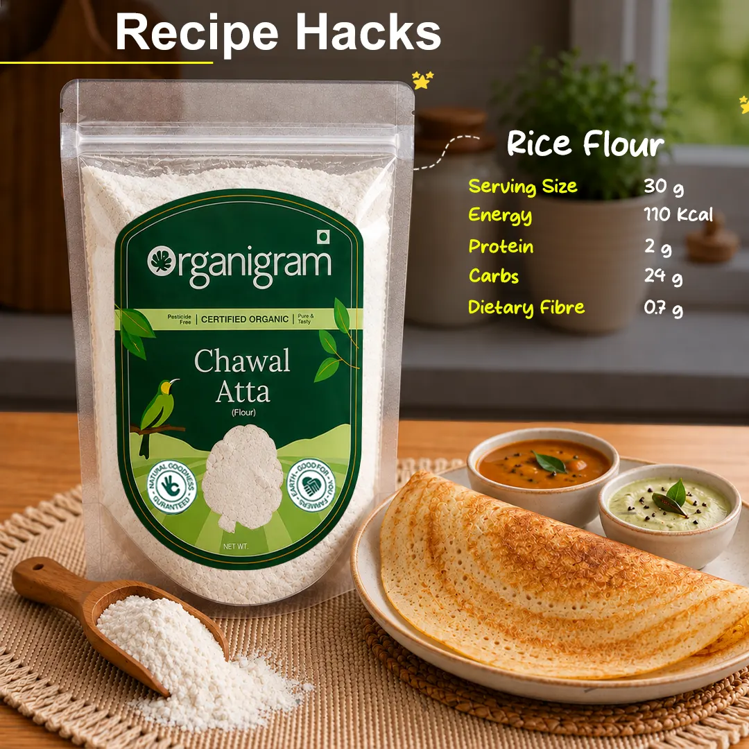 Organic Chawal Atta/Rice Flour - Image 6