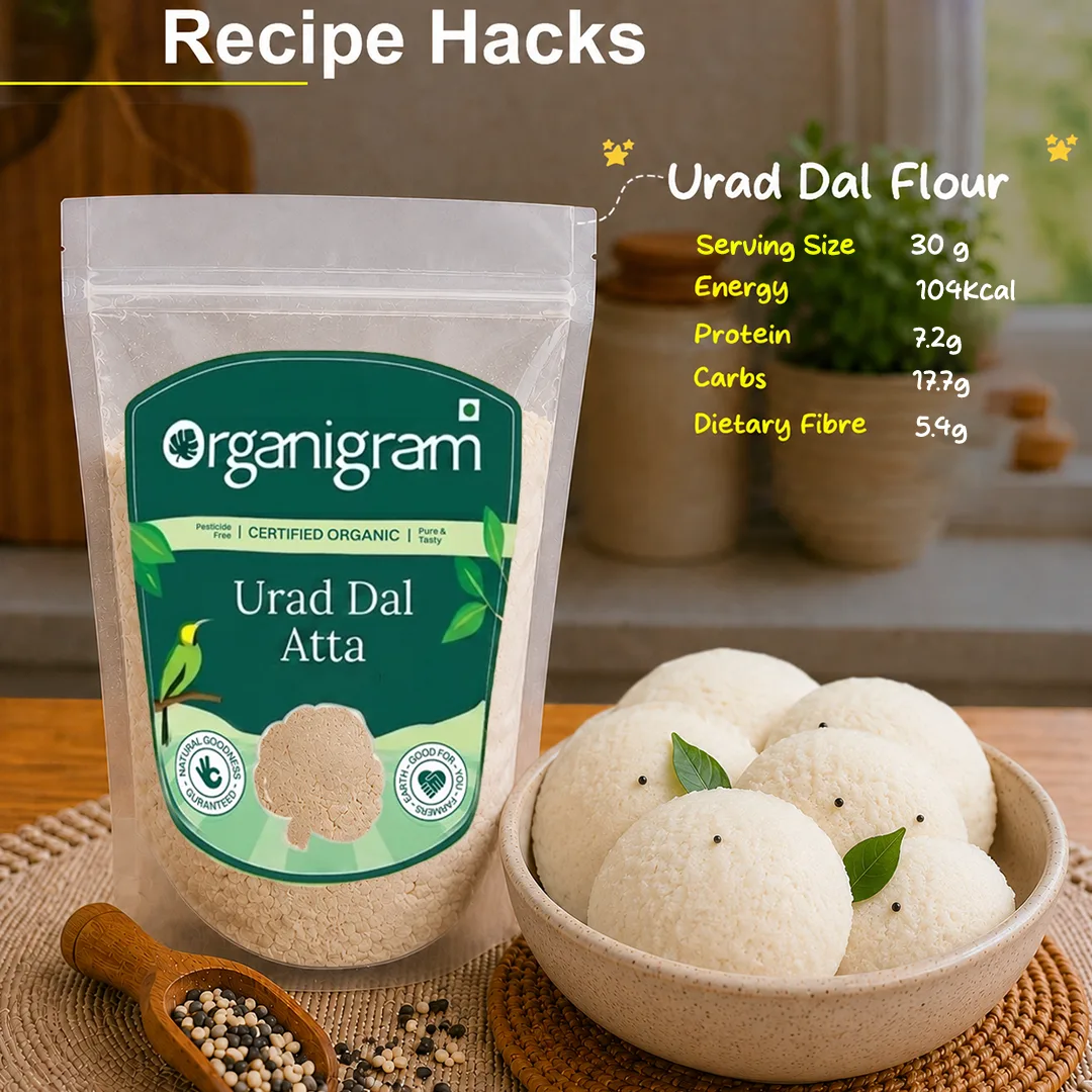 Organic Urad Dal Atta/Flour (White) - Image 6